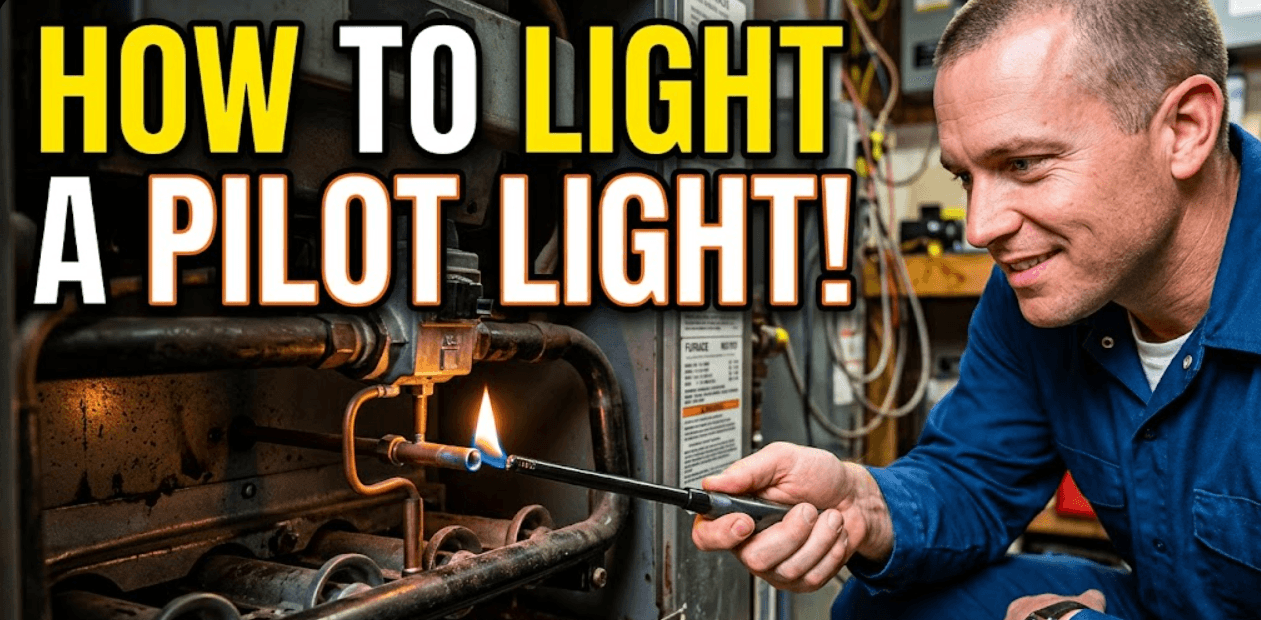 How to relight a pilot light
